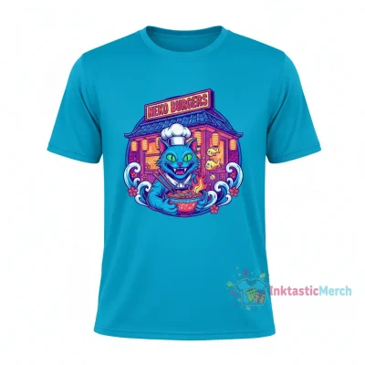 Bakeneko Bobs Burgers" Active T-Shirt