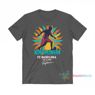 Barcelona Raphinha Signature Vintage T-Shirt: Timeless Style, Enduring Quality