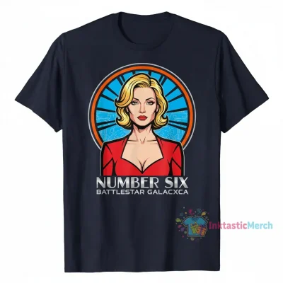 Battlestar Galactica Number 6 Portrait Essential T-Shirt