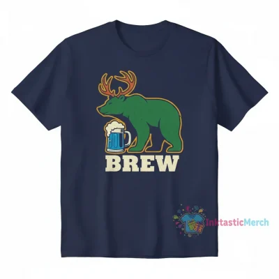 Bear + Deer, Beer" Essential T-Shirt