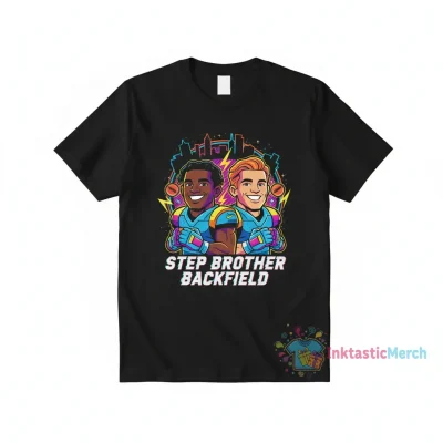 Bijan Robinson & Tyler Allgeier Step Brother T-Shirt - Football Fan Apparel