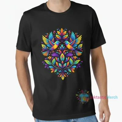 Bird Pattern Bliss: Nature-Inspired Elegance" Essential T-Shirt