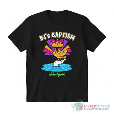 "BJ’s Baptism" Essential T-Shirt for Sale by ohheckgosh - High Quality Printed T-Shirt
