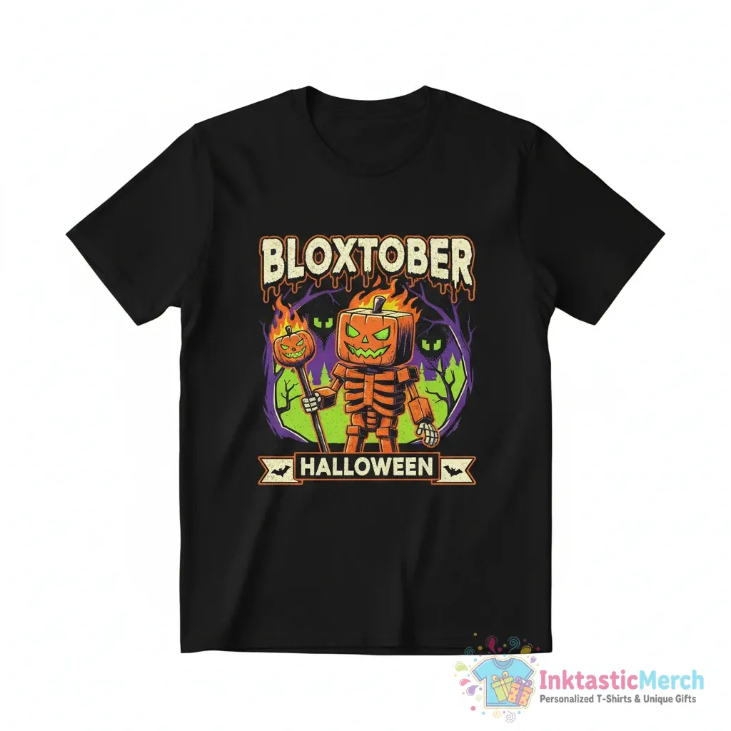 Bloxtober - Halloween Essential T-Shirt 1 Bloxtober - Halloween Essential T-Shirt