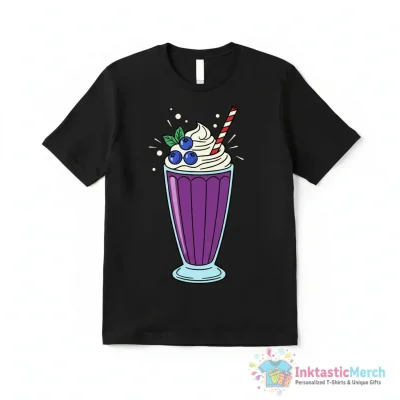 Blueberry Milkshake with Whipped Cream Essential T-Shirt