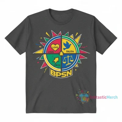 BPSN Love Truth Peace Freedom Justice Essential T-Shirt