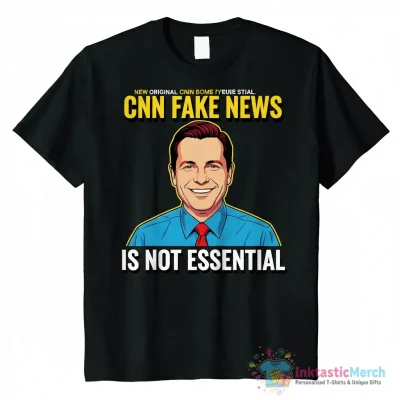 Brian Stelter CNN Fake News is NOT essential  Essential T-Shirt