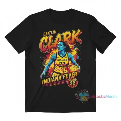 Caitlin Clark #22 Indiana Fever Signature T-Shirt