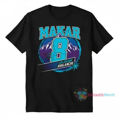 Cale Makar 8 Avalanche Player Tee