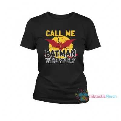 Call Me Batman 'Both Parents Are Dead' T-Shirt
