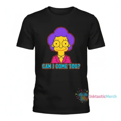 Can I come too? Old Lady Simpson Sticker Essential T-Shirt