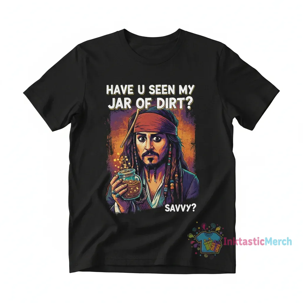 Jar of Dirt - Captain Jack Sparrow Tee 1 Jar of Dirt - Captain Jack Sparrow Tee