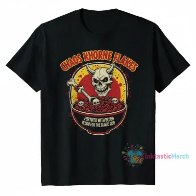 Chaos Khorne Flakes Blood for the Blood God T-Shirt