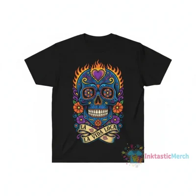 Chicano Skull Drawing" Essential T-Shirt