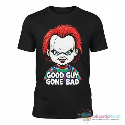 "Childs Play - Chucky Shirt Pattern" Graphic T-Shirt for Sale by MyDesignRox - High Quality Printed T-Shirt