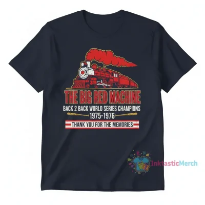 Cincinnati Big Red Machine Back-to-Back World Series Champions "Thank You For The Memories" T-Shirt