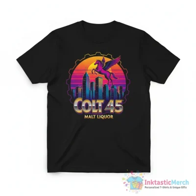 Colt 45 Malt Liquor Beer poster shirt - High Quality Printed T-Shirt