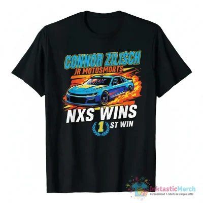 Connor Zilisch JR Motorsports NXS wins shirt - High Quality Printed T-Shirt