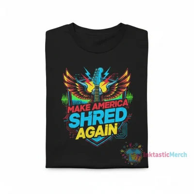 Copy of MAKE AMERICA SHRED AGAIN Blue Essential T-Shirt