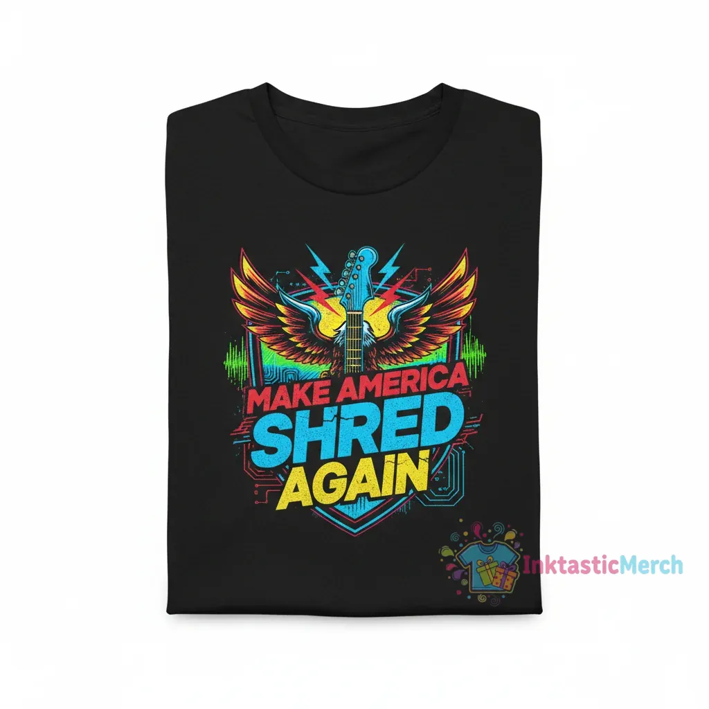 Copy of MAKE AMERICA SHRED AGAIN Blue Essential T-Shirt 1 Copy of MAKE AMERICA SHRED AGAIN Blue Essential T-Shirt