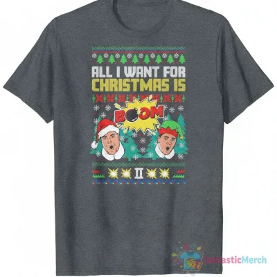 Costco Guys all I want for Christmas is BOOM II ugly sweater