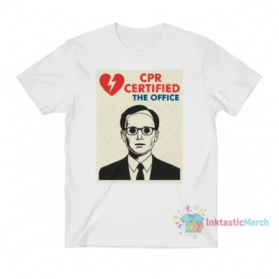 CPR Certified Dwight Schrute T-Shirt - The Office Fan Apparel