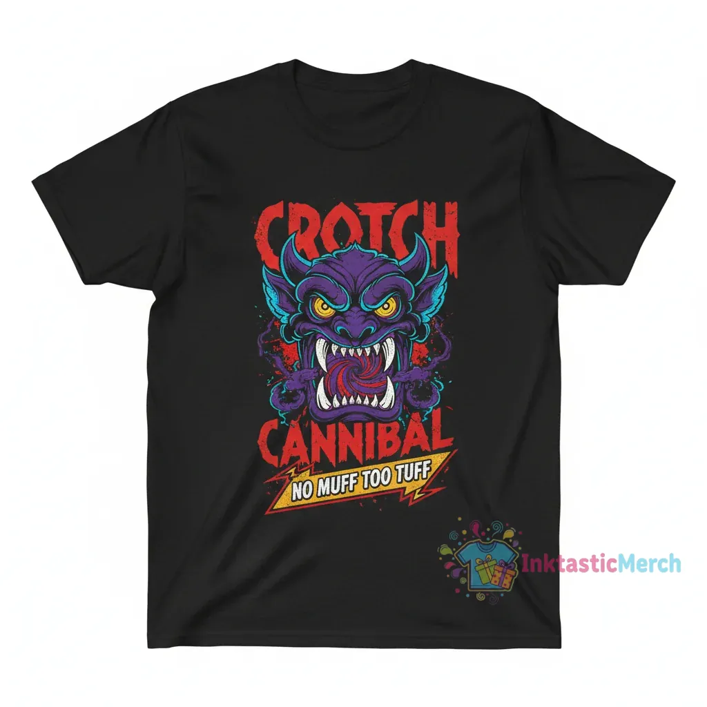 Crotch Cannibal no muff too tuff shirt 1 Crotch Cannibal no muff too tuff shirt