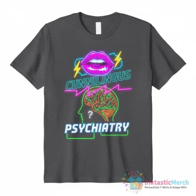"Cunnilingus and Psychiatry" Essential T-Shirt for Sale by rogue-design - High Quality Printed T-Shirt