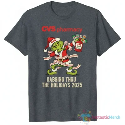 CVS Pharmacy x Grinch Dabbing Christmas 2025 Shirt