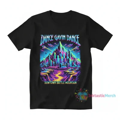 Dance Gavin Dance Downtown Battle Mountain T-Shirt - Official Band Merch