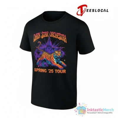 Dark Star Orchestra Spring ’25 tiger shirt - High Quality Printed T-Shirt