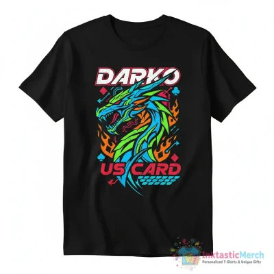 Darko dragon US Card shirt - High Quality Printed T-Shirt