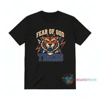 Detroit Tigers Fear of God x MLB 2025 T-Shirt