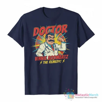 "Doctor Vinnie Boombatz" Essential T-Shirt for Sale by theninja - High Quality Printed T-Shirt