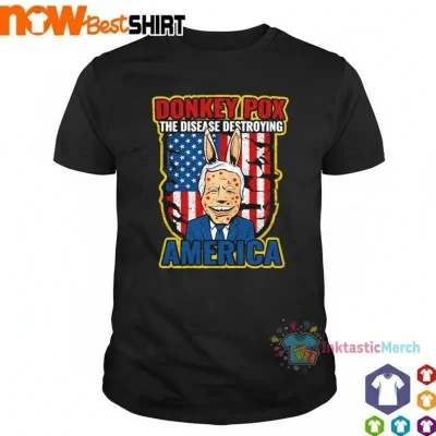 Donkey Pox: The Disease Destroying America - Premium Anti-Biden Shirt