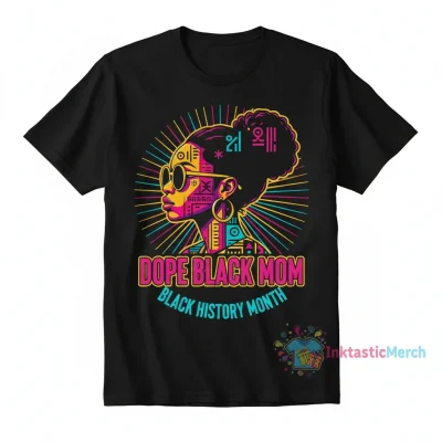 Dope Black Mom Essential T-Shirt - Black History Month Celebration