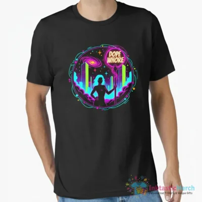 "Dopewhore" Essential T-Shirt for Sale by Aprilreign1111 - High Quality Printed T-Shirt