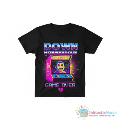 "Down Horrendous" Essential T-Shirt for Sale by KoreyintheHouse - High Quality Printed T-Shirt