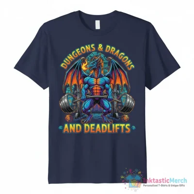 Dungeons and Dragons and Deadlifts Essential T-Shirt