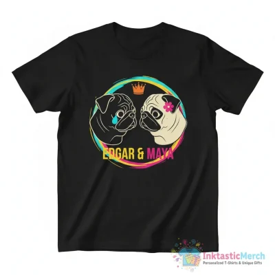 Edgar & Maya PewDiePie Pugs Essential T-Shirt