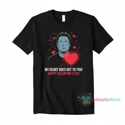 Elon Musk my heart goes out to you Happy Valentine shirt