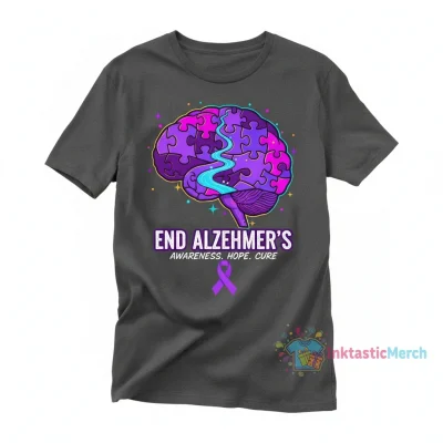 END Alzheimer's ALZ Awareness Essential T-Shirt