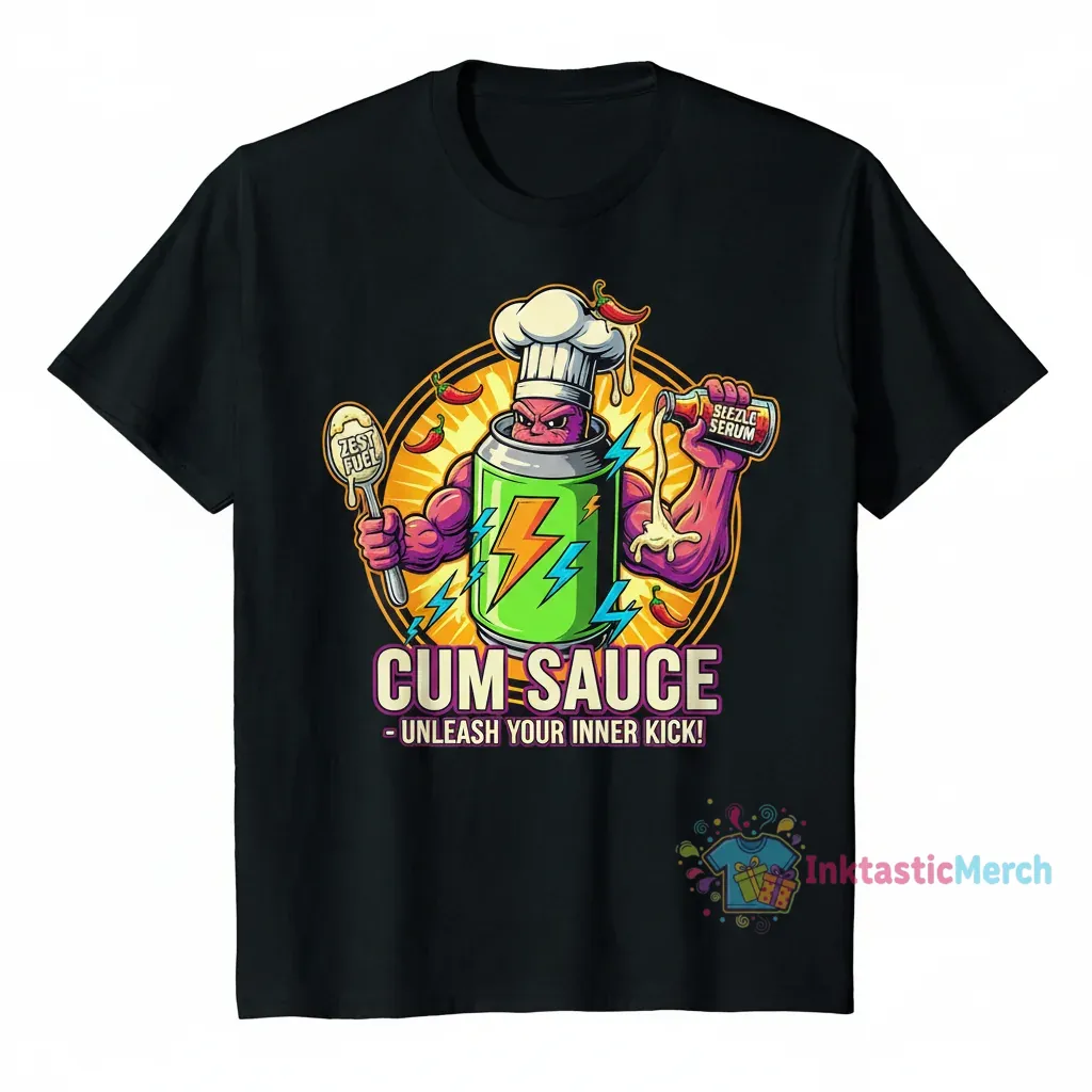 Energy Drink Cum Sauce Shirt - Your New Favorite Tee 1 Energy Drink Cum Sauce Shirt - Your New Favorite Tee
