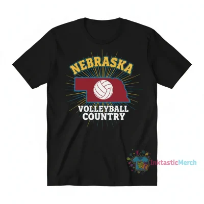 Nebraska Volleyball Vibe Tee