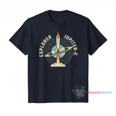 Explorer Jupiter-C rocket shirt