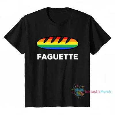 Faguette LGBT bread t-shirt