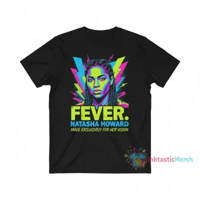 Fever Natasha Howard wearing made exclusively for her vision only shirt