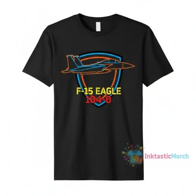 Fighter F-15 Eagle 104-0 T-Shirt | Premium Pilot Apparel