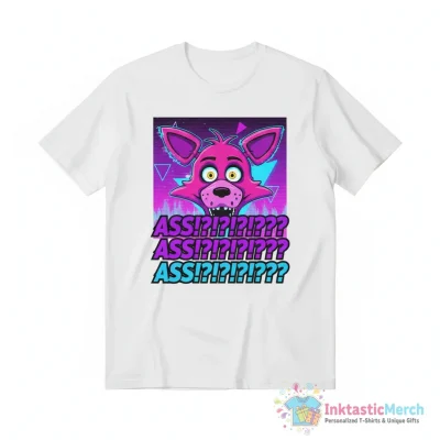"fnaf foxy ASS?!?!?!?!? meme" Essential T-Shirt for Sale by papa-zoinks - High Quality Printed T-Shirt