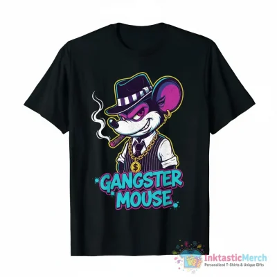 "Gangster Mickey" Essential T-Shirt for Sale by ebbandflo - High Quality Printed T-Shirt